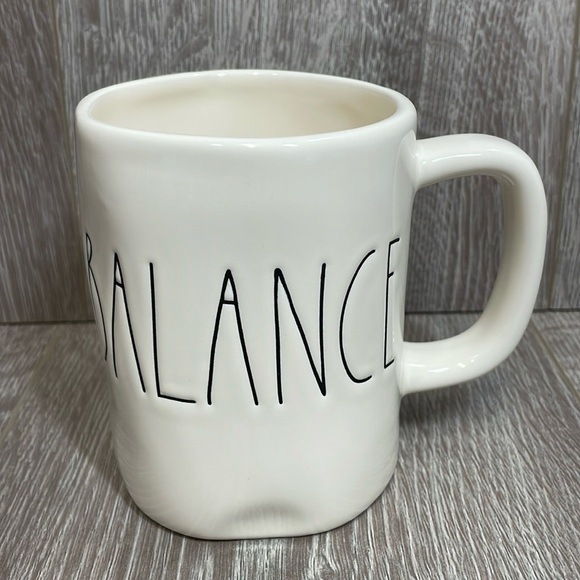 NWT Rae Dunn “BALANCE” Ceramic Coffee Tea Mug - Picture 1 of 6